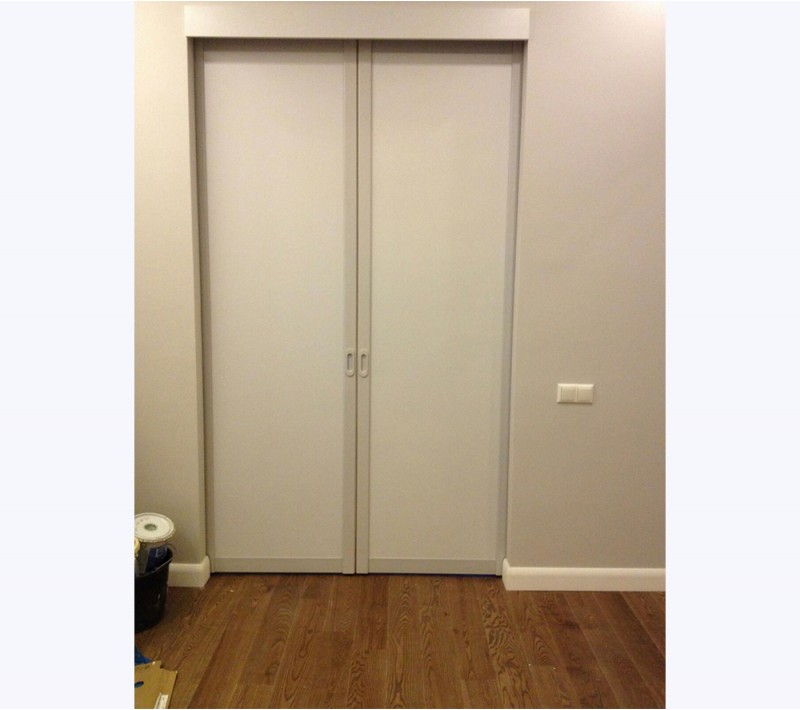 Раздвижная дверь (белая) - заказать раздвижную дверь в Москве недорого